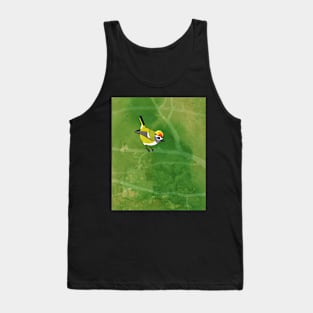 Firecrest (Regulus ignicapillus) Tank Top